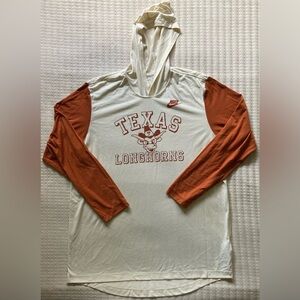 Texas Longhorns Nike Long Sleeve Legacy Hoodie Mens XL Lightweight Retro Logo